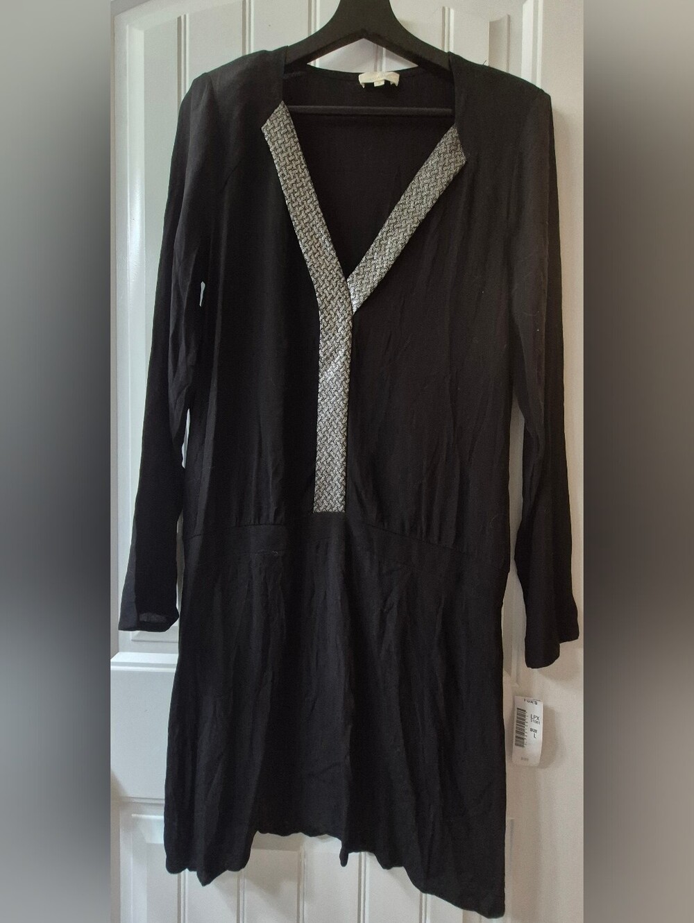 Womens Parisian Louizon Joya Crêpe Sequin Dress Size Large